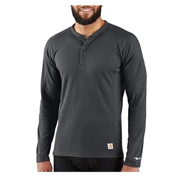 Carhartt Men's  Base Force Waffle Knit Henley Long sleeve Size XL - Picture 1 of 9